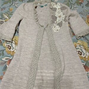 Vintage Anthropologie Wool Cardigan